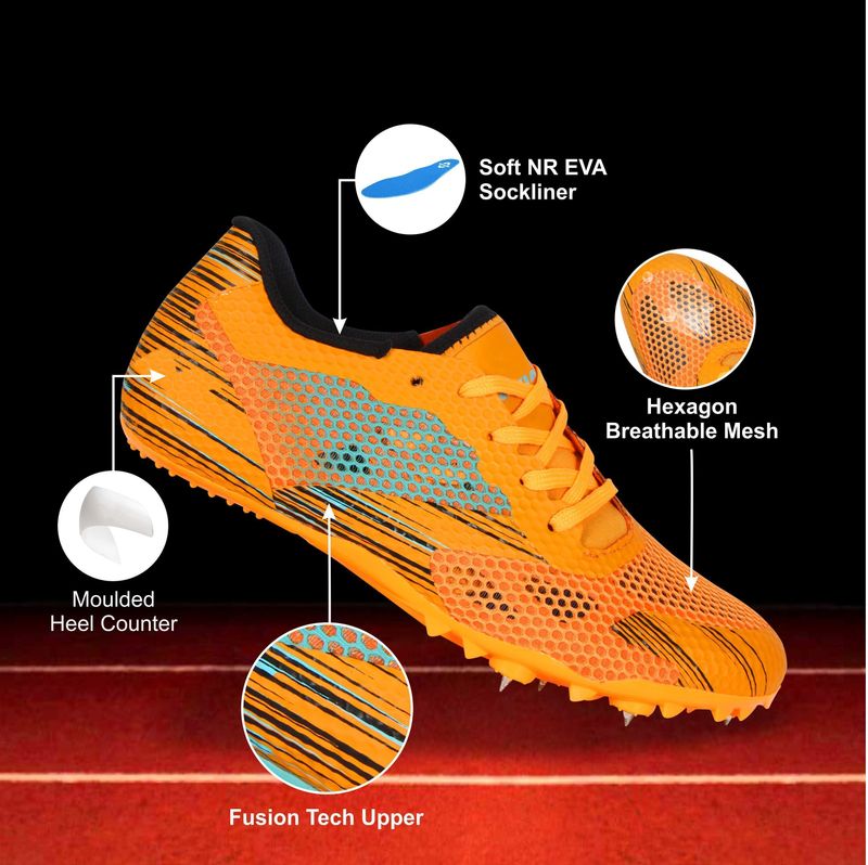 NIVIA TF-100 Track & Field Running Shoes For Men - Image 6