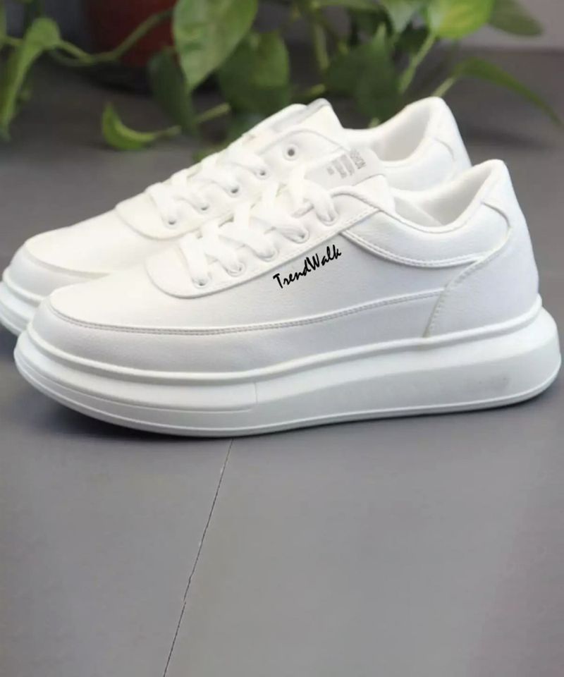 edisson Casuals Men's White Sneakers - Image 4