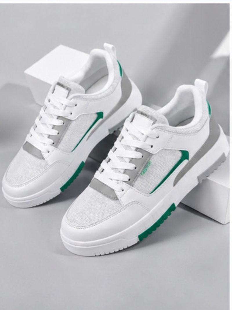 Sumitenterprises Men's Casual White Sneakers - Image 3
