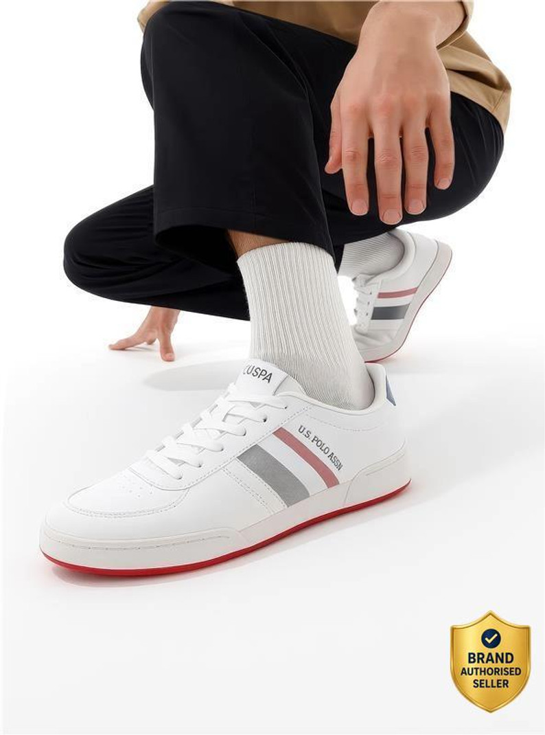 U.S. POLO ASSN. Sneakers For Men Off White , 10