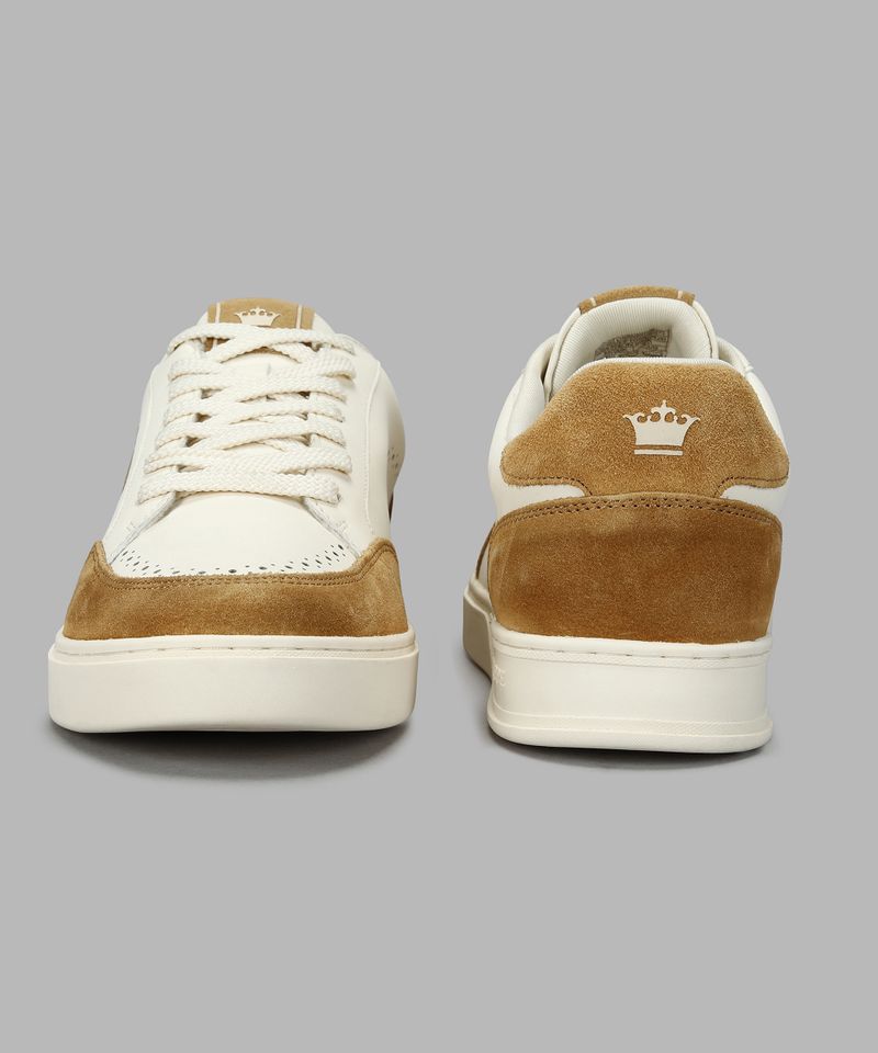 Louis Philippe Sport Lace Up Shoes for Men (Off White, UK 7) - Image 6