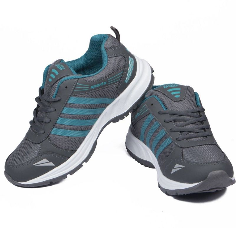 asian wndr-13 Men's Grey Sports Shoes - Image 6