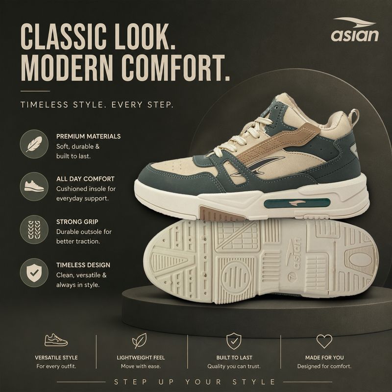 asian Mexico-11 Men's Green Sneakers 12 - Image 4