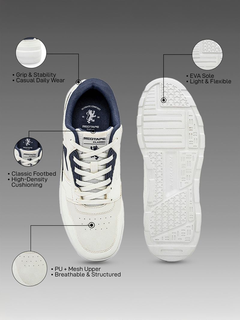 RED TAPE Men’s Red Casual Sneakers - Image 5