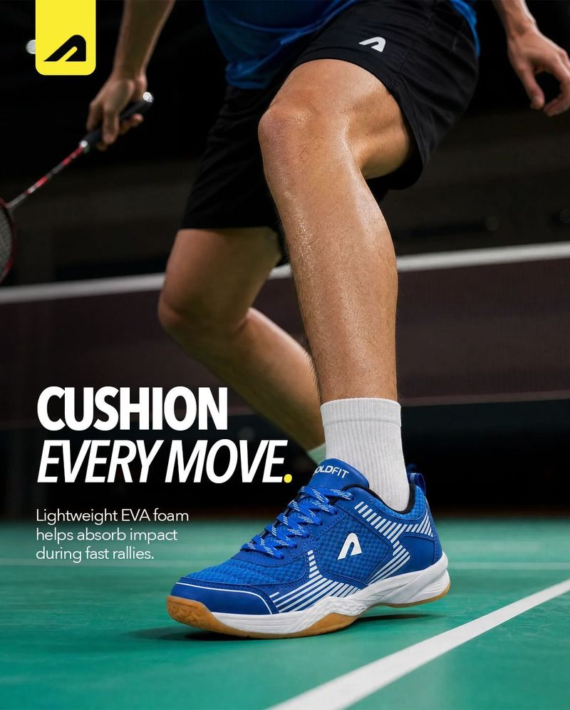 BOLDFIT Men's Non-Marking Badminton Shoes - Image 6