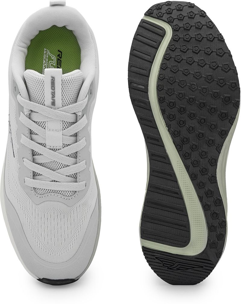 RED TAPE Low Cut Sports Shoes for Men in White Green - Image 6