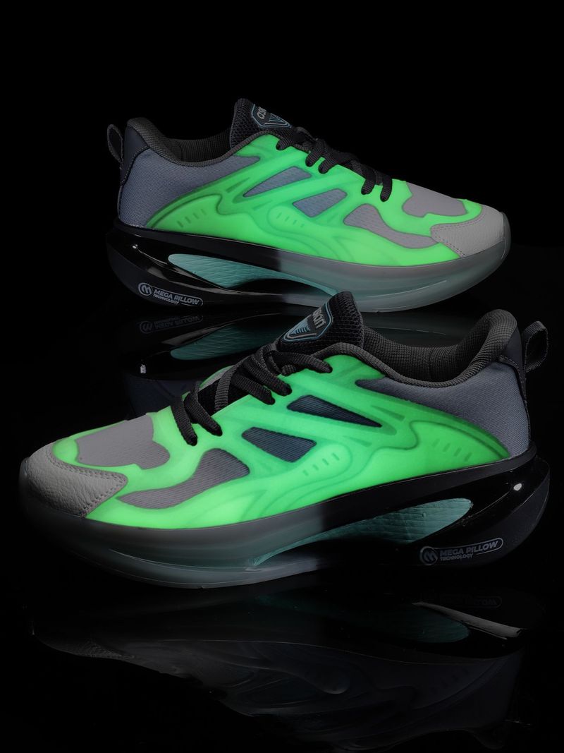 Asian Glow in the Dark Memory Foam Running Shoes - Image 4