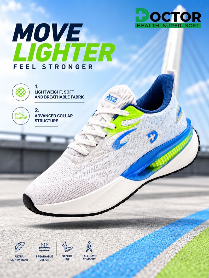Doctor Health Super Soft Running Shoes For Men - Image 6