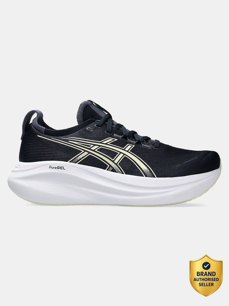 Asics GEL-NIMBUS 27 Running Shoes For Men (Dark Blue , 6)