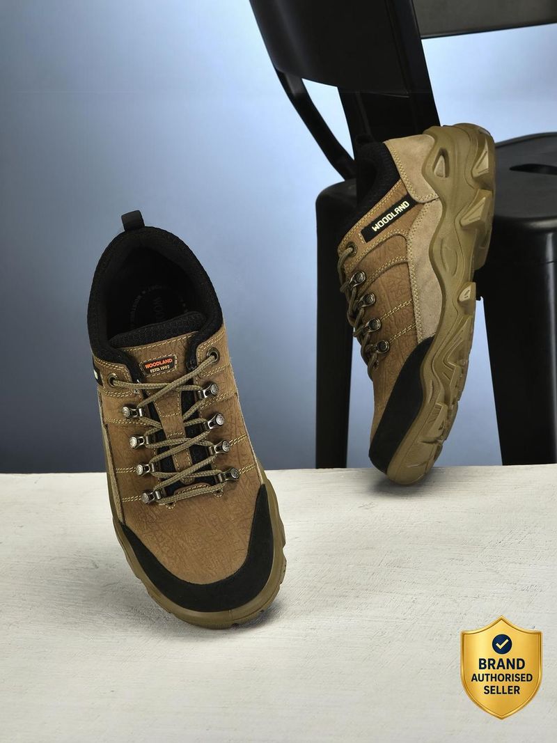 WOODLAND Men's Lace Up Casual Shoes - Image 2