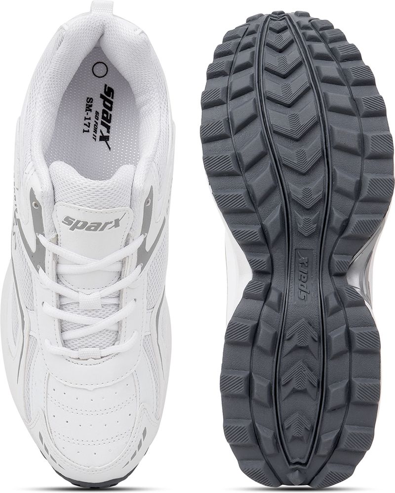 Sparx SM-171 Running Shoes For Men (White , 8) - Image 4