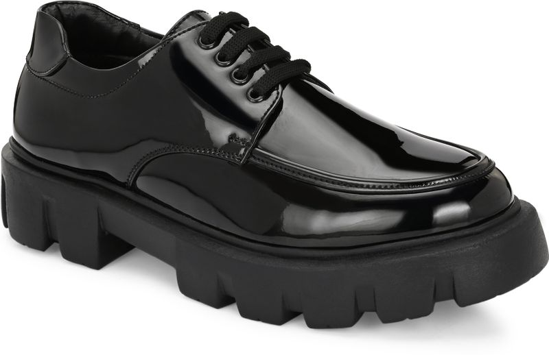 leo's Fitness shoes Leo Chunky Patent Casual Shoes - Image 4