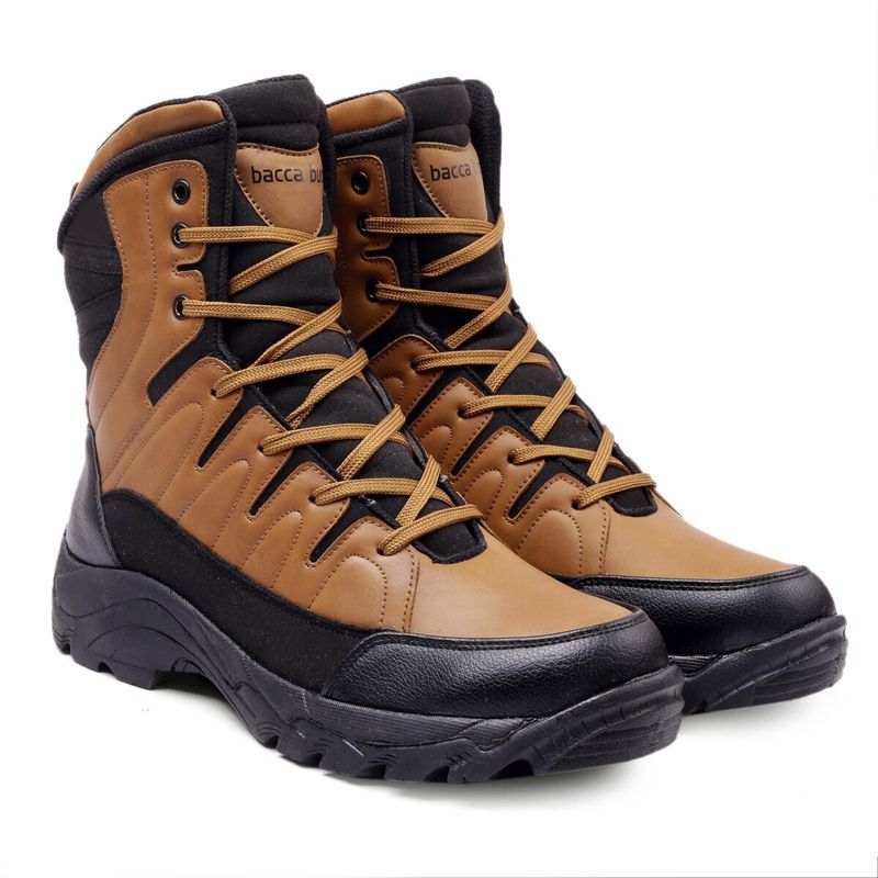 bacca bucci 7-Eye Moto Snow Boots for Men - Image 3