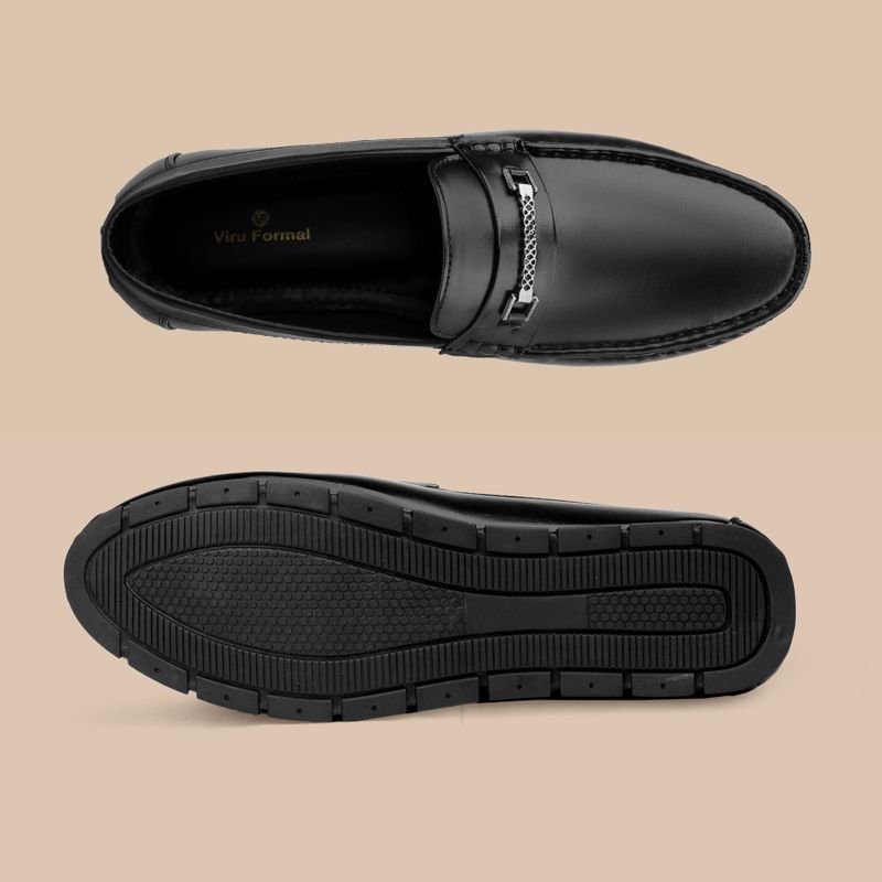 viruformal LF_K-702 Black Loafers For Men - Image 4