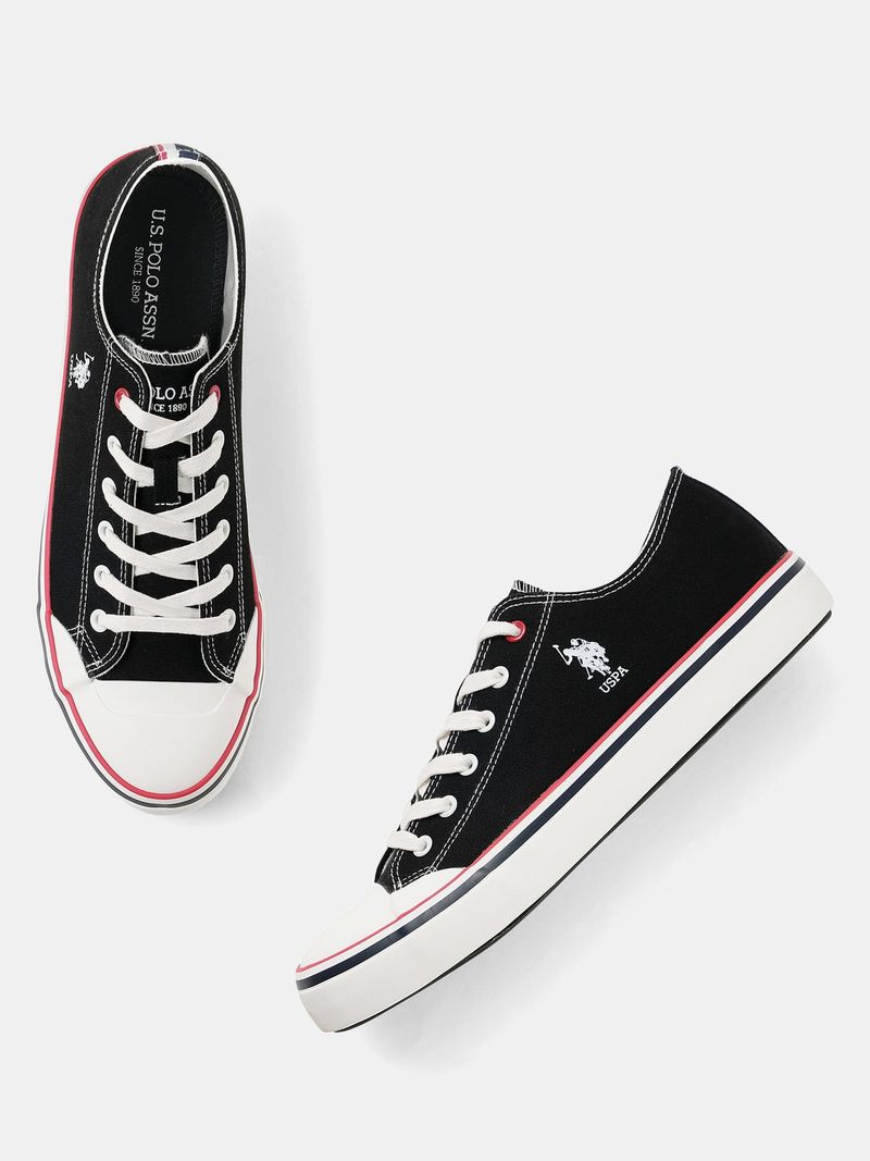 U.S. POLO ASSN. KENNA 2.0 Sneakers for Men, Black, Size 8 - Image 5