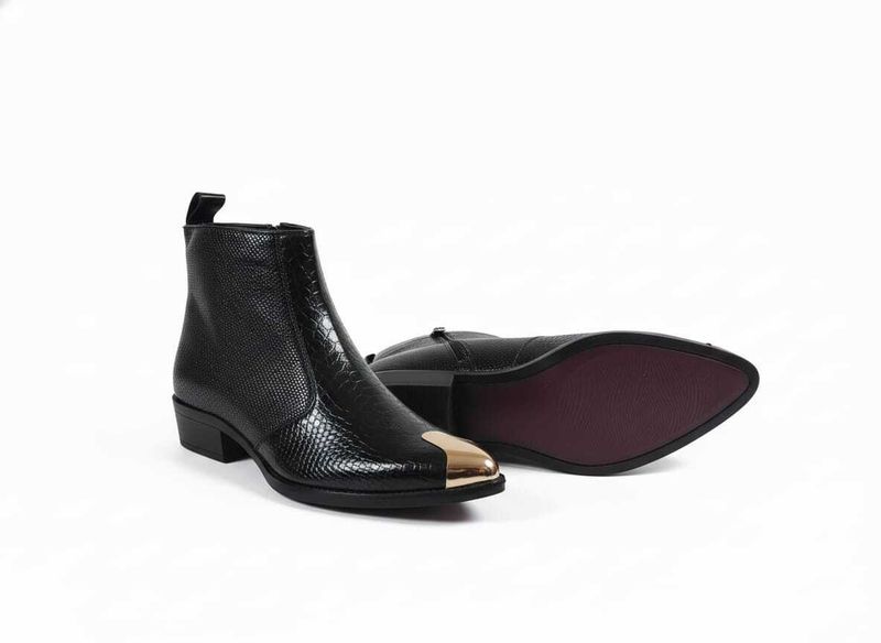 Alstom Rebel Chelsea Boot Gold - Image 4