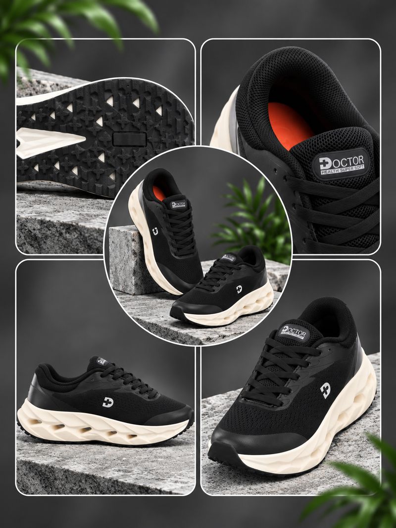 Running Shoes for Men | Soft Cushion Comfort | Sports, Gym & Jogging Running Shoes For Men - Image 4