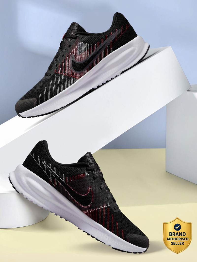 NIKE RUN DEFY Running Shoes For Men (Black , 6)