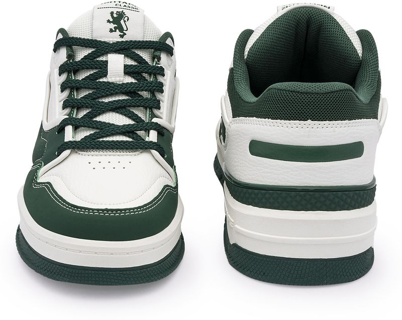 RED TAPE Low Cut Green Sneakers For Men - Image 5