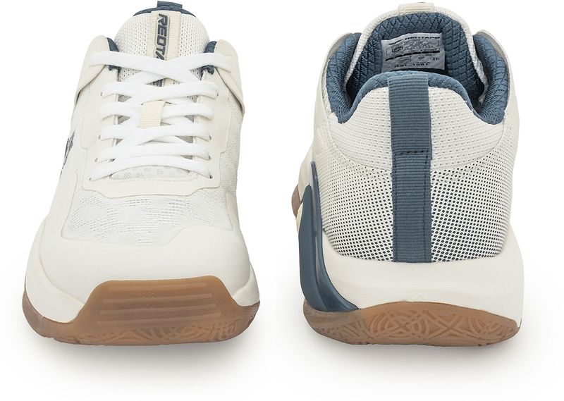 RED TAPE Men's Navy Off White Basketball Shoes - Image 5