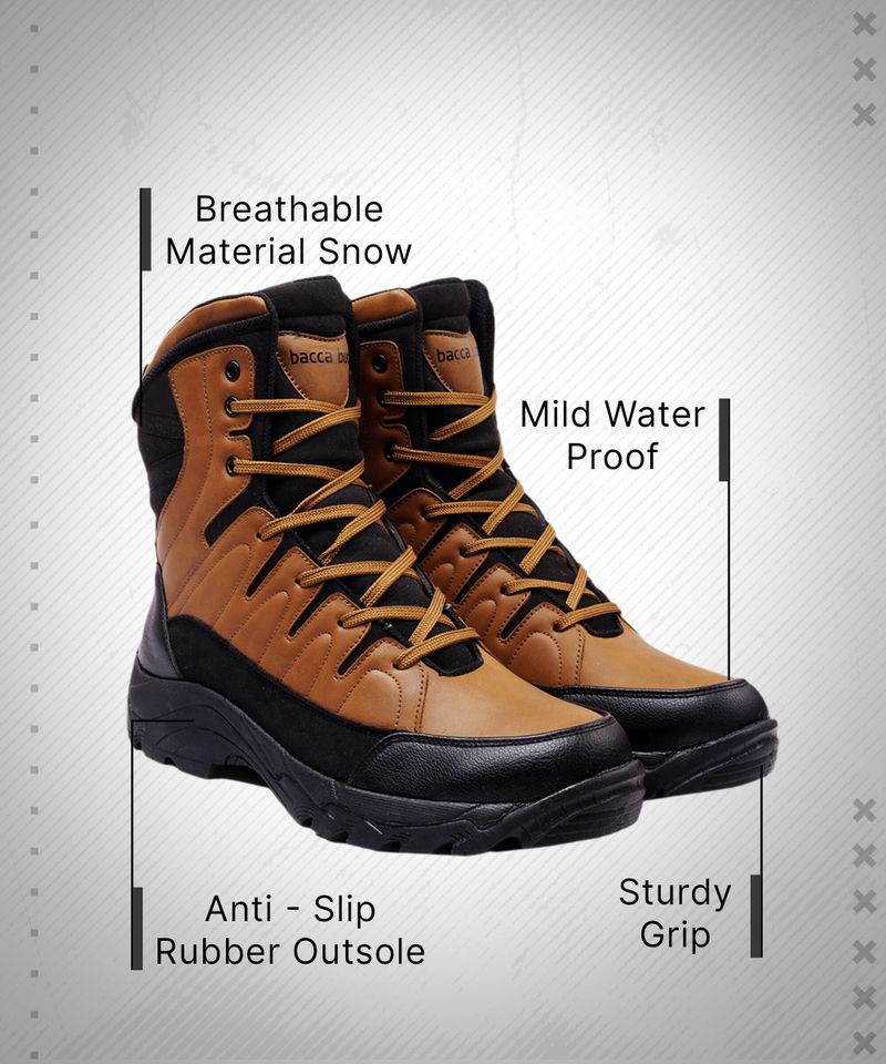 bacca bucci 7-Eye Moto Snow Boots for Men - Image 4
