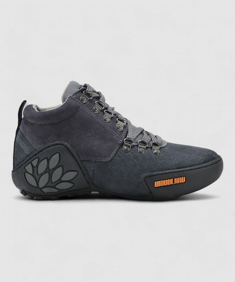 WOODLAND Lace Up Lightweight Breathable Comfortable Daily Use Boots For Men (Blue , 7) - Image 3