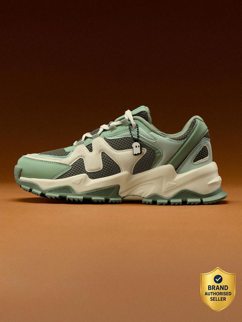 The Souled Store Men's Green Sneakers 10 - Image 2