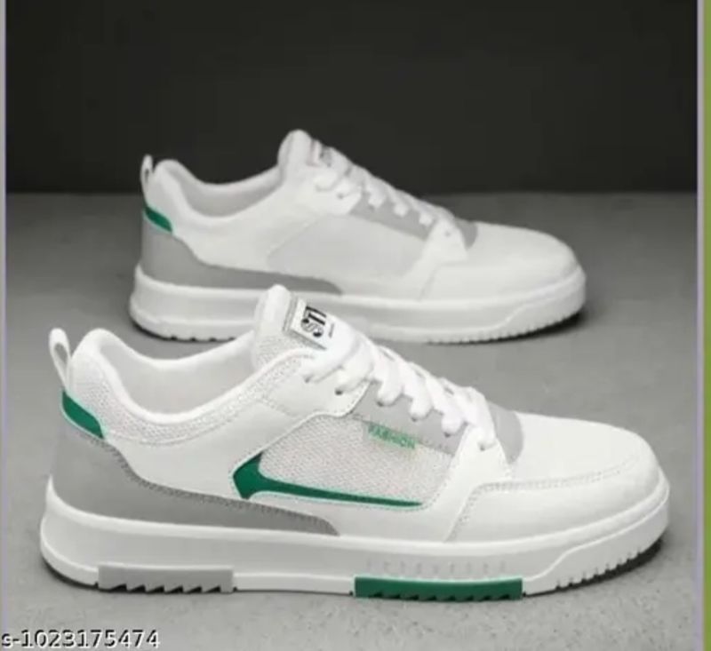 Sumitenterprises Men's Casual White Sneakers - Image 2