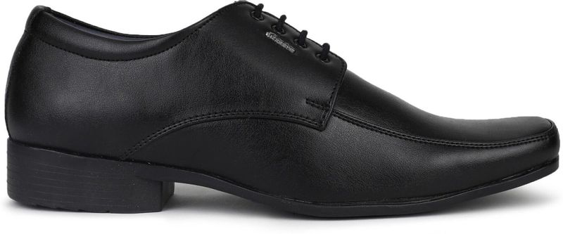 Bata Men's Black Derby Shoes 9 - Image 6