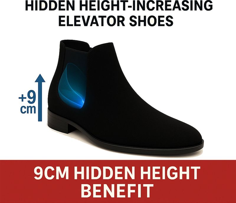 YUVRATO BAXI 9 CM Black Ankle Boot - Image 5