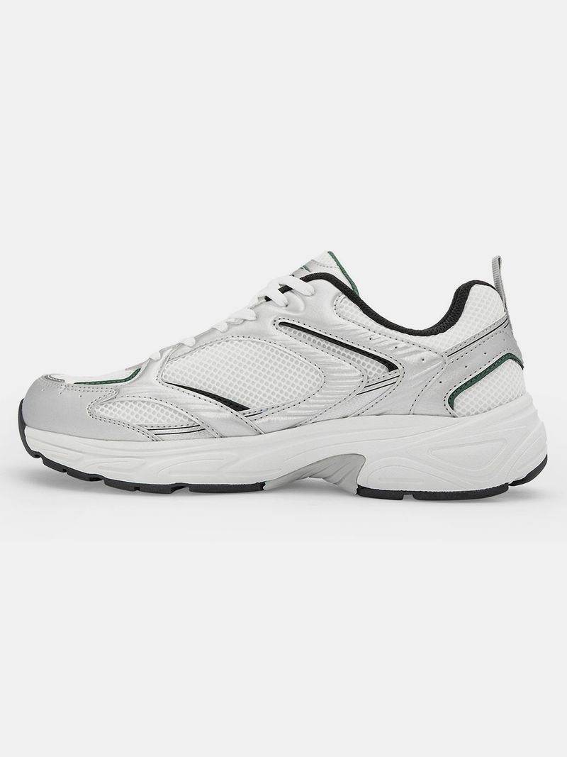RED TAPE Casual Sneakers for Men (Grey, Green, UK 9) - Image 5