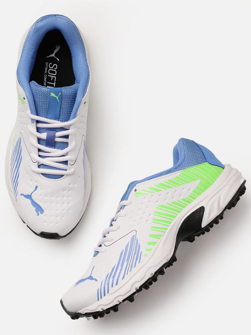 PUMA Cricket Power Shoes for Men (White, Size 6) - Image 6