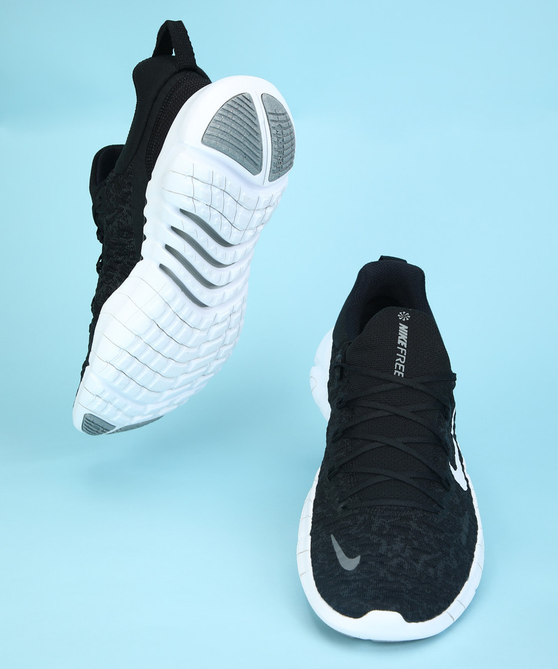 NIKE FREE RN 5.0 NEXT NATURE Running Shoes For Men (Black , 8)