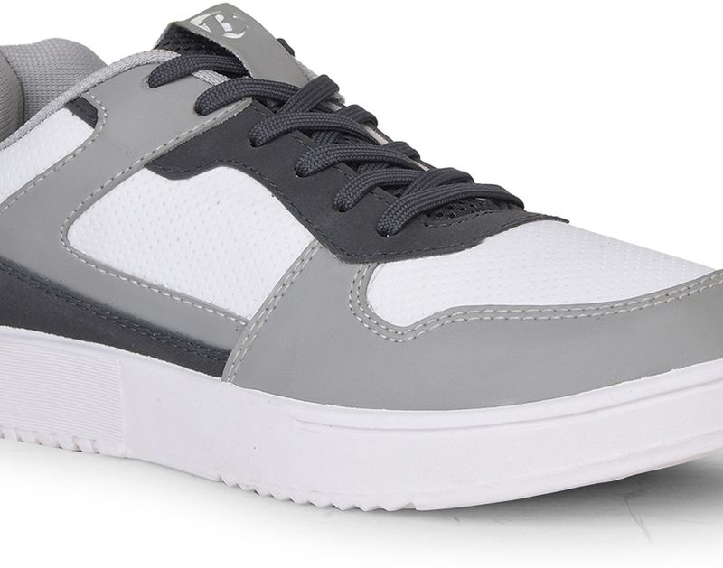 Bata Men's Grey Lace-Up Sneakers (8UK) - Image 6
