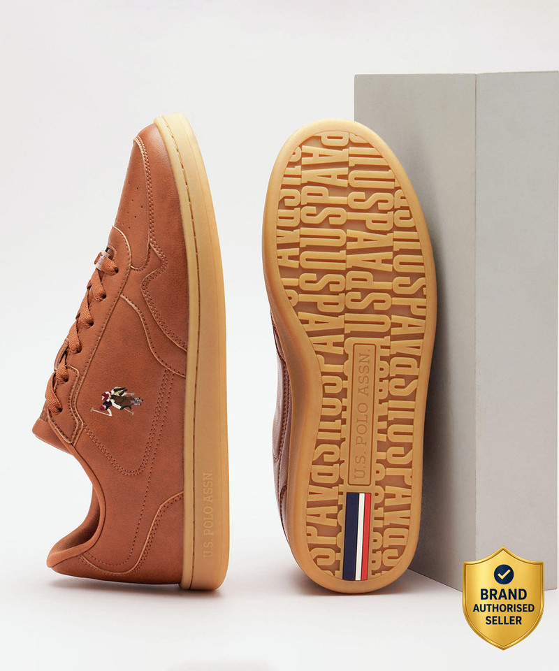 U.S. POLO ASSN. Sneakers For Men (Tan , 8)