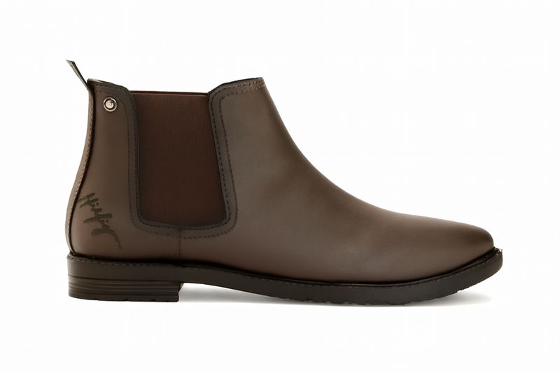 INN BLACK Men’s Black Leather Chelsea Boots - Image 5