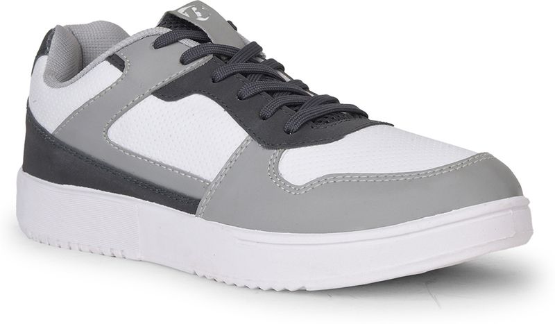 Bata Men's Grey Lace-Up Sneakers (8UK) - Image 2