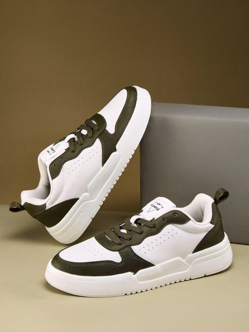 CAMPUS AVENUE Men's White Sneakers 9 - Image 2