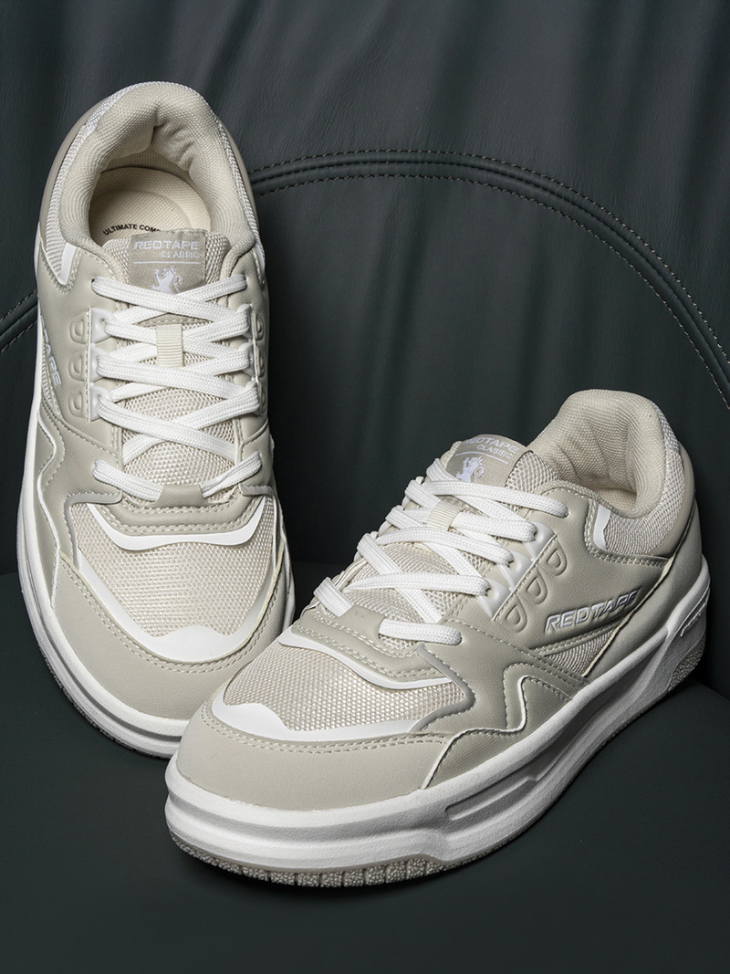 Men’s Lifestyle Sneakers for Everyday Versatility Sneakers For Men (Beige , 10)