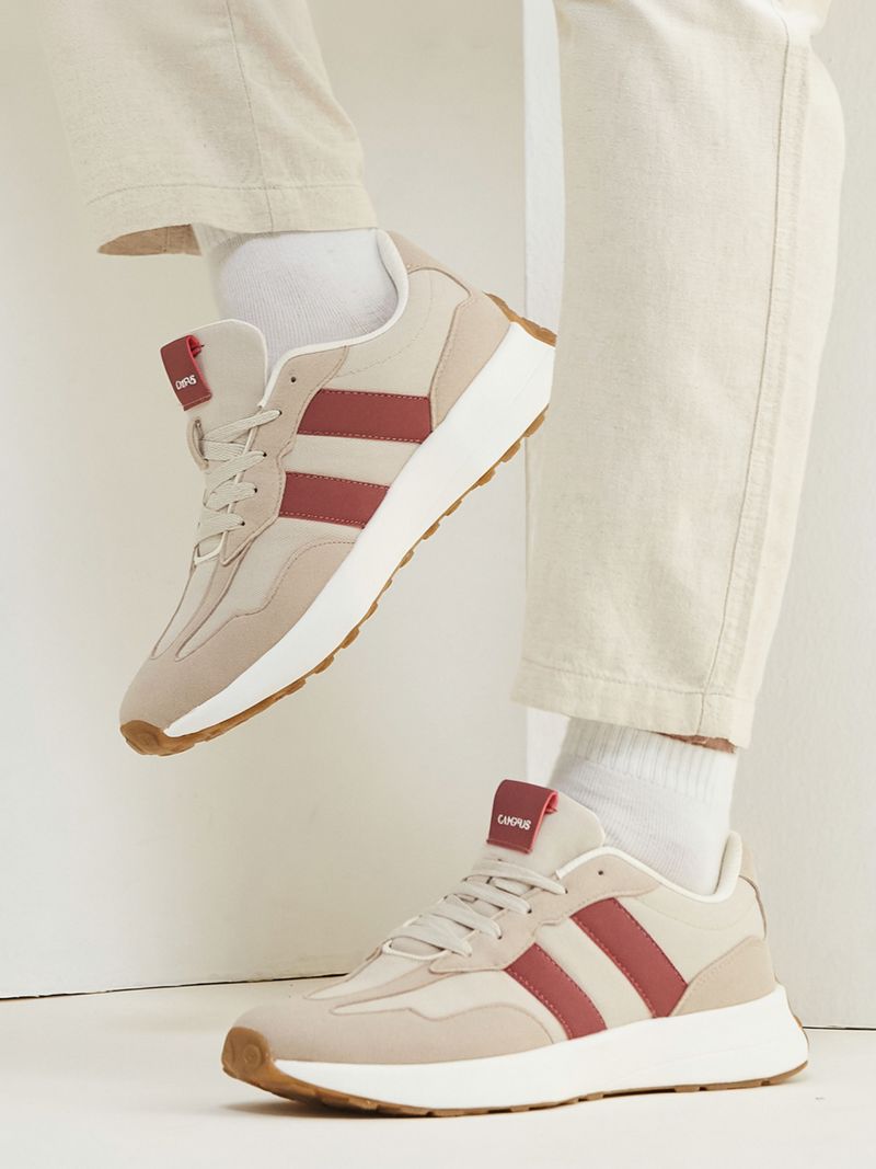 CAMPUS BRISK Men's Casual Sneakers (Beige, UK 10) - Image 8