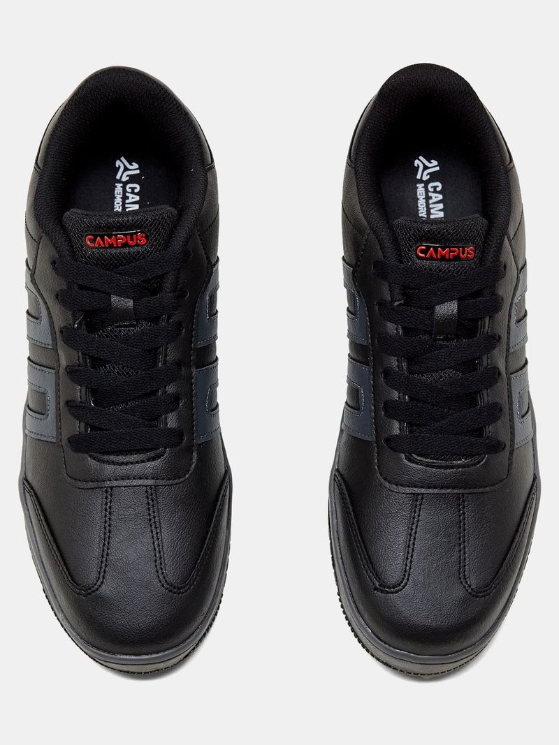 Campus Vulture Sneakers for Men (Black, Size 7) - Image 6