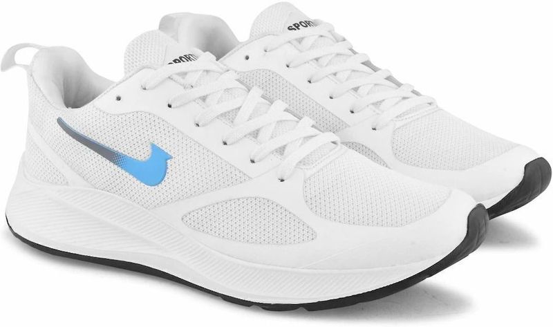 HOTSTYLE 8 Men's Running Shoes (White, 7) - Image 3