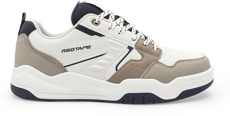 RED TAPE Men Low Cut Sneaker Beige White - Image 3