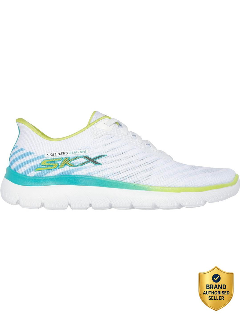 Skechers SUMMITS - ROENN Sneakers For Men (White , 10)