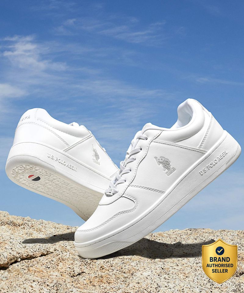 U.S. POLO ASSN. JAXON Men's Off White 7 Sneakers - Image 2