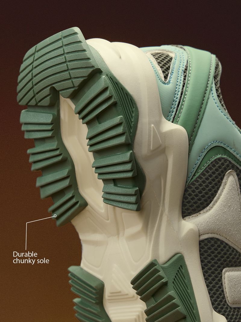 The Souled Store Men's Green Sneakers 10 - Image 6