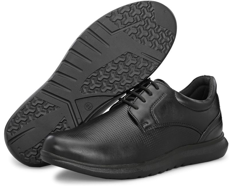 EZBRO Business Comfort Lace-Up Black Derby - Image 5