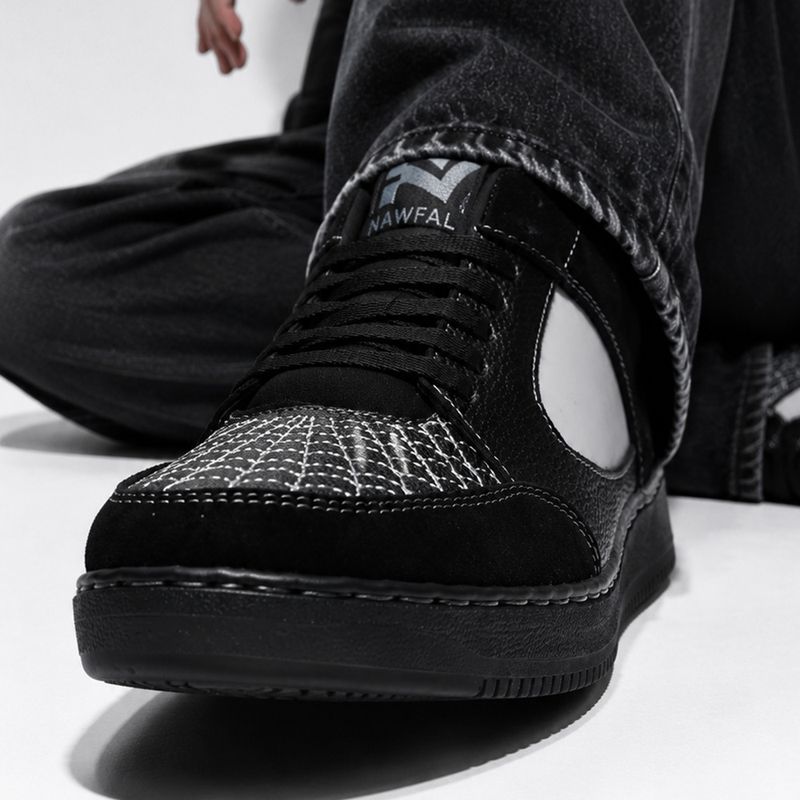Nawfals Black Spidy Limited Edition Sneakers - Image 5