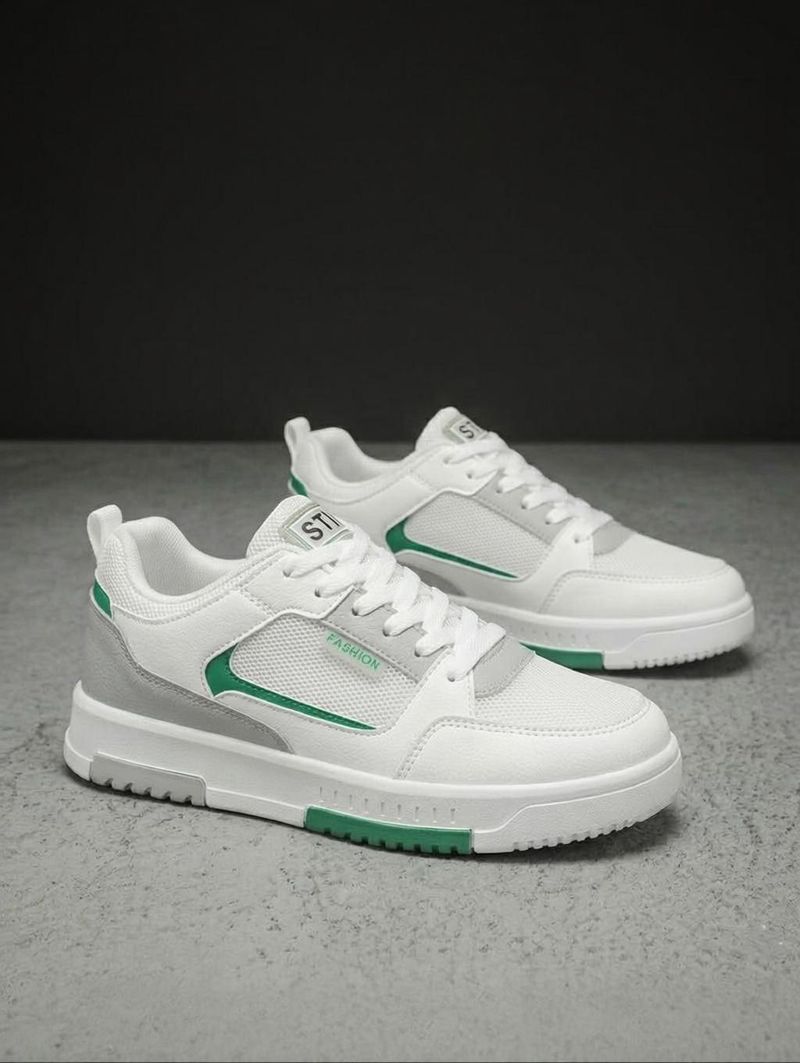 Echor White Men's Sneakers - Image 2