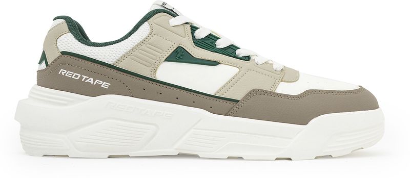 RED TAPE Lifestyle Sneakers for Men (Green, White, UK 9) - Image 3